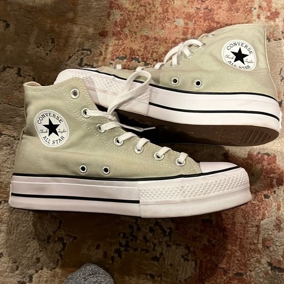 Converse Shoes - Sage green Converse